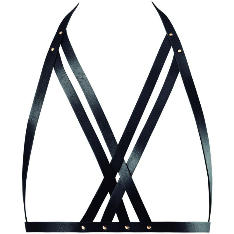 BIJOUX INDISCRETS - SUJETADOR HALTER MAZE NEGRO