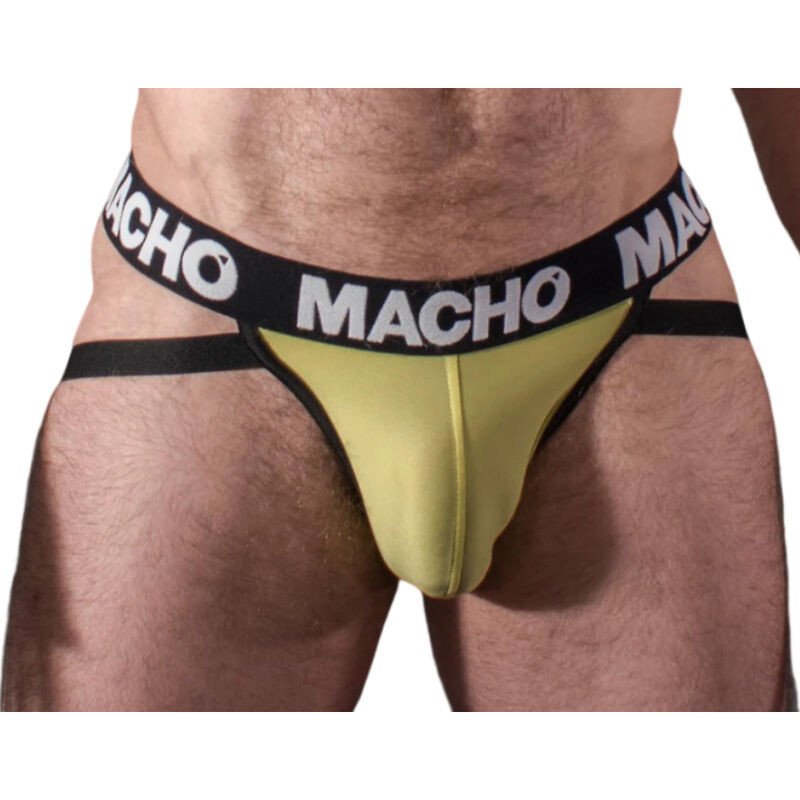 MACHO - MX25A JOCK LYCRA AMARILLO XL