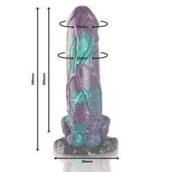 ÉPICO - DILDO BASILISK DOBLE PLACER ESCAMOSO TAMAÑO GRANDE