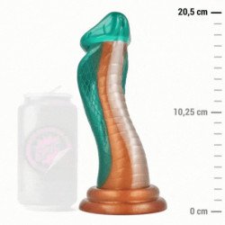 ÉPICO - DILDO DE PITÓN COBRA VERDE