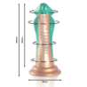 ÉPICO - DILDO DE PITÓN COBRA VERDE