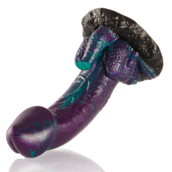 ÉPICO - DILDO BASILISK DOBLE PLACER ESCAMOSO TAMAÑO PEQUEÑO