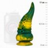 ÉPICO - DILDO DE TENTÁCULOS VERDES CETUS TAMAÑO PEQUEÑO
