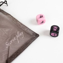 JUEGO SECRETO - JUEGO DE 2 DADOS, FANÁTICOS DEL JUEGO PRELIMINAR