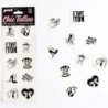 JUEGO SECRETO - CONJUNTO DE 10 TATUAJES TEMPORALES - COLECCIÓN PICANTE