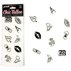 SECRET PLAY - CONJUNTO DE 10 TATUAJES TEMPORALES DE COLECCIÓN DE CARAMELOS