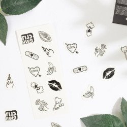 JUEGO SECRETO - CONJUNTO DE 10 TATUAJES TEMPORALES DE COLECCIÓN DE CARAMELOS