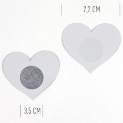 JUEGO SECRETO - ¡TETAS INCREÍBLES! CUBREPEZONES CON FORMA DE CORAZÓN