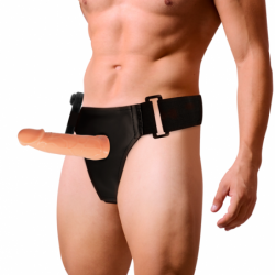 ARNÉS DE ATRACCIÓN - WILLIAN HOLLOW RNES CON VIBRADOR 17 CM -O- 4,5 CM