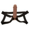 CALEXOTICS - EXTENSIÓN DE ALTO RENDIMIENTO CON ARNESS, COLOR MORENA