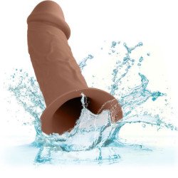 CALEXOTICS - EXTENSIÓN DE ALTO RENDIMIENTO CON ARNESS, COLOR MORENA