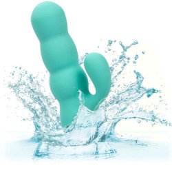 CALEXOTICS - VIBRADOR SEA DIVA COLOR VERDE AGUA DE CALIFORNIA DREAMING