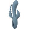 CALIFORNIA EXOTICS - VIBRADOR TRIPLE ÉXTASIS GRIS