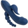 CALEXOTICS - VIBRADOR TRIPLE ORGASMO AZUL