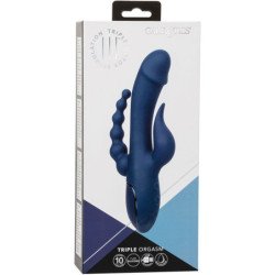 CALIFORNIA EXOTICS - VIBRADOR TRIPLE ORGASM AZUL