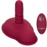 CALEXOTICS - MASAJEADOR DE RIENDO CON DOBLE MOTOR Y CONTROL REMOTO, ROJO