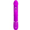PRETTY LOVE - VIBRADOR MULTIFUNCIÓN KAMPAS RABBIT 3 EN 1 CON LENGUA FUCHSIA