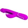 PRETTY LOVE - VIBRADOR MULTIFUNCIÓN KAMPAS RABBIT 3 EN 1 CON LENGUA FUCHSIA