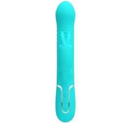 AMOR PRECIOSO - VIBRADOR COALE RABBIT PERLAS VERDE AGUA