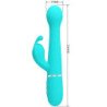 PRETTY LOVE - DEJON VIBRADOR RABBIT 3 EN 1 MULTIFUNCIÓN VERDE AGUA