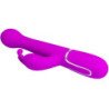 AMOR PRECIOSO - VIBRADOR DEJON RABBIT 3 EN 1 MULTIFUNCIÓN VIOLETA