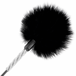 DARKEST - LÁTIGO DE PLUMAS DE AMOR NEGRO 40 CM