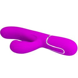 PRETTY LOVE - VIBRADOR MULTIFUNCIONAL 3 EN 1 PARA EL PUNTO G PERLITA VIOLETA