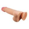 PRETTY LOVE - SERIE DE PIEL DESLIZANTE DILDO REALISTA CON VENTOSA DE PIEL DESLIZANTE 21,8 CM