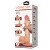 PRETTY LOVE - SERIE DE PIEL DESLIZANTE DILDO REALISTA CON VENTOSA DE PIEL DESLIZANTE 21,8 CM