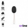 ONLINE - HUEVO VIBRADOR CON CONTROL REMOTO NEGRO
