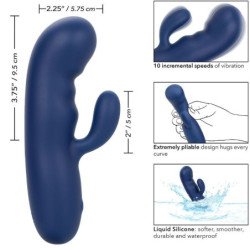 CALEXOTICS - DÚO DE SEDA DE CACHEMIRA AZUL
