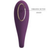 PRETTY LOVE - VIBRADOR DE DOBLE PLACER GLOBAL REMOTO DE AGOSTO