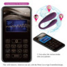 PRETTY LOVE - VIBRADOR DE DOBLE PLACER GLOBAL REMOTO DE AGOSTO