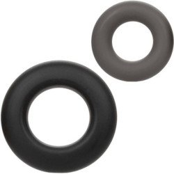 CALEXOTICS - ALPHA PROLONG JUEGO DE 2 ANILLOS GRISES