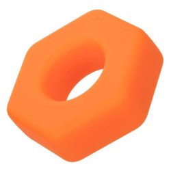 CALIFORNIA EXOTICS - ALPHA ANILLO PROLONG SEXGONO NARANJA