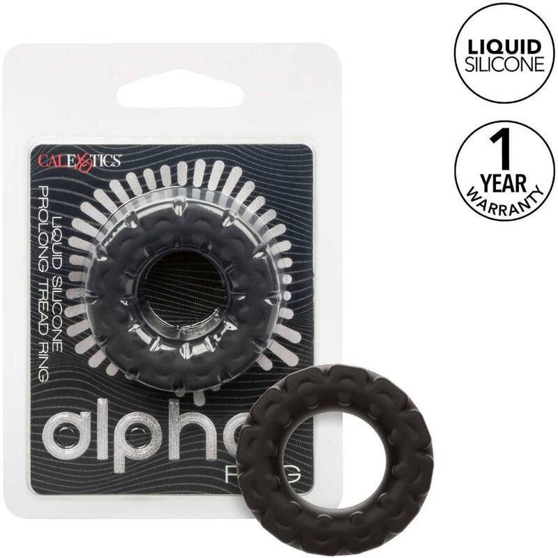 CALEXOTICS - ALPHA PROLONG TREAD RING NEGRO