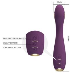 PRETTY LOVE - VIBRADOR ELECTROSHOCK HECTOR CONTROLADO POR APP MORADO