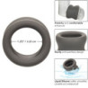 CALEXOTICS - ANILLO DE ESTIRAMIENTO DE ESCROTO ALPHA NEGRO