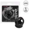 CALEXOTICS - ANILLO DE DOBLE JAULA ALPHA NEGRO