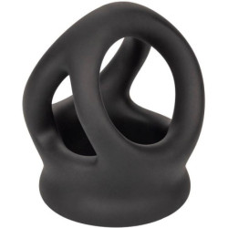 CALEXOTICS - ANILLO DE DOBLE JAULA ALPHA NEGRO