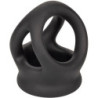 CALEXOTICS - ANILLO DE DOBLE JAULA ALPHA NEGRO