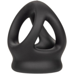 CALEXOTICS - ANILLO DE DOBLE JAULA ALPHA NEGRO