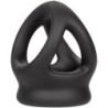 CALEXOTICS - ANILLO DE DOBLE JAULA ALPHA NEGRO