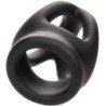 CALEXOTICS - ANILLO DE DOBLE JAULA ALPHA NEGRO