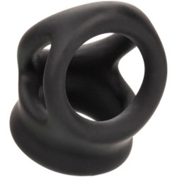 CALEXOTICS - ANILLO DE DOBLE JAULA ALPHA NEGRO