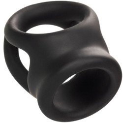 CALEXOTICS - ANILLO DE DOBLE JAULA ALPHA NEGRO