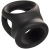 CALEXOTICS - ANILLO DE DOBLE JAULA ALPHA NEGRO