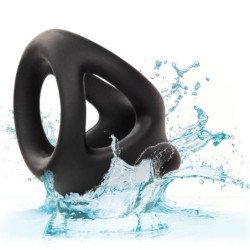 CALEXOTICS - ANILLO DE DOBLE JAULA ALPHA NEGRO