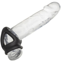 CALEXOTICS - ANILLO DE DOBLE JAULA ALPHA NEGRO
