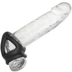 CALEXOTICS - ANILLO DE DOBLE JAULA ALPHA NEGRO